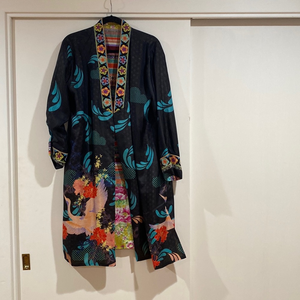 Johnny Was Heron Reversible Kimono